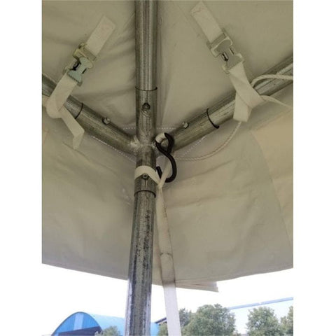 Party Tents Direct Canopies & Gazebos 10' x 10' White PVC Weekender West Coast Frame Party Tent by Party Tents 754972297325 1416-Party Tents 10' x 10' White PVC Weekender West Coast Frame Party Tent Party Tents