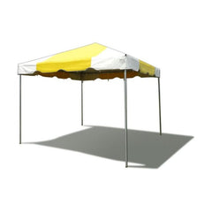 Party Tents Direct Canopies & Gazebos 10' x 10' Yellow PVC Weekender West Coast Frame Party Tent by Party Tents 754972306904 1417-Party Tents 10' x 10' Yellow PVC Weekender West Coast Frame Party Tent Party Tents