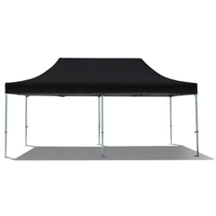 10' x 20' Black 50mm Speedy Pop-up Party Tent by Party Tents