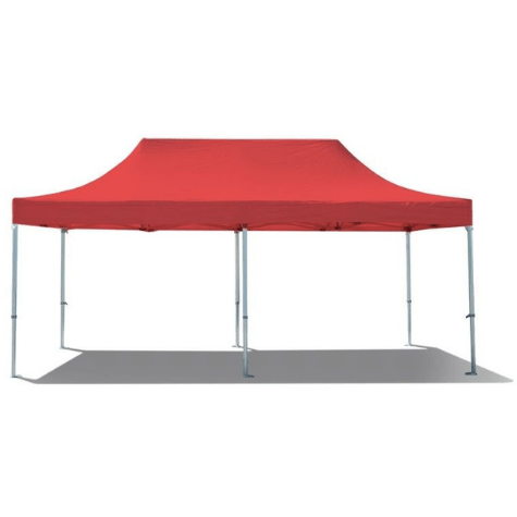 Party Tents Direct Canopies & Gazebos 10' x 20' Red 50mm Speedy Pop-up Party Tent by Party Tents 754972337663 4577 10' x 20' Red 50mm Speedy Pop-up Party Tent by Party Tents SKU# 4577