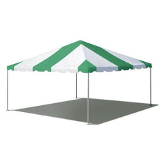 Party Tents Direct Canopies & Gazebos 15' x 15' Green and White West Coast Frame Party Tent by Party Tents 754972307697 599
