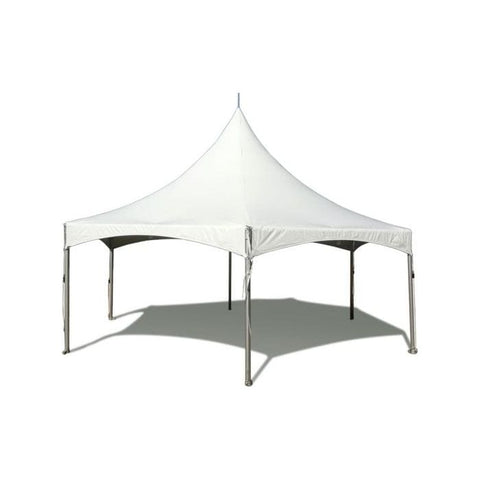 Party Tents Direct Canopies & Gazebos 20' White Hexagon High Peak Frame Party Tent by Party Tents