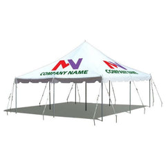Party Tents Direct Canopies & Gazebos 20' x 20' Custom Premium Canopy Pole Party Tent by Party Tents 754972376839 5192-Party Tents