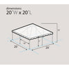 Image of Party Tents Direct Canopies & Gazebos 20' x 20' Custom West Coast Frame Party Tent by Party Tents 754972376716 5180-Party Tents