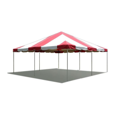 Party Tents Direct Canopies & Gazebos 20' x 20' Red PVC Weekender West Coast Frame Party Tent by Party Tents 754972319720 1674-Party Tents