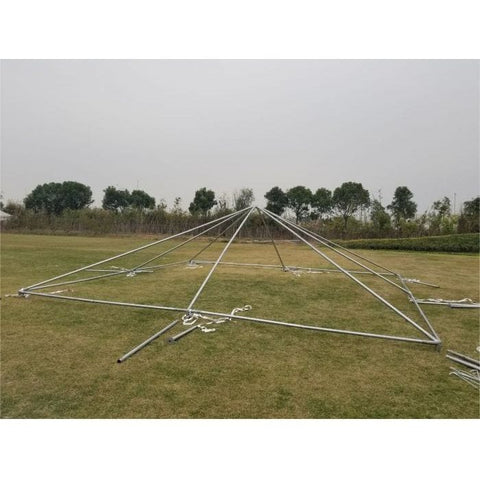 Party Tents Direct Canopies & Gazebos 20' x 20' Red PVC Weekender West Coast Frame Party Tent by Party Tents 754972319720 1674-Party Tents