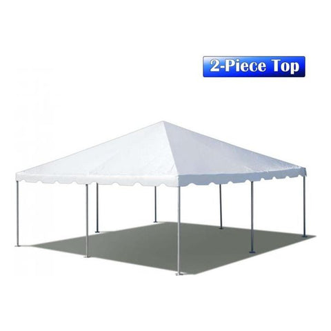 Party Tents Direct Canopies & Gazebos 20' x 20' White Two-Piece Top West Coast Frame Sectional Canopy Tent by Party Tents 754972357739 671 20'x20' White TwoPiece Top West Coast Sectional Canopy Party Tents