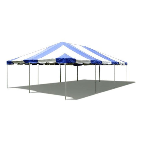 Party Tents Direct Canopies & Gazebos 20' x 30' Blue PVC Weekender West Coast Frame Party Tent by Party Tents 754972319829 1676-Party Tents