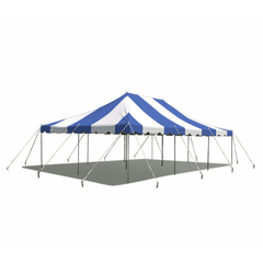 Party Tents Direct Canopies & Gazebos 20' x 30' Blue Weekender Standard Canopy Pole Tent by Party Tents 754972304504 3992 20' x 30' Blue Weekender Standard Canopy Pole Tent by Party Tents 3992