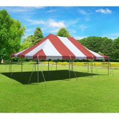 Party Tents Direct Canopies & Gazebos 20' x 30' Red and White Premium Canopy Pole Party Tent by Party Tents 754972307390 529-Party Tents