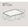 Image of Party Tents Direct Canopies & Gazebos 20' x 30' Red PVC Weekender West Coast Frame Party Tent by Party Tents 754972306331 1678 20' x 30' Red PVC Weekender West Coast Frame Party Tent Party Tents