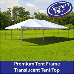 Party Tents Direct Canopies & Gazebos 20' x 30' West Coast Frame Tent, Premium Frame Translucent Top by Party Tents 754972369848 7663 20' x 30' West Coast Frame Tent, Premium Frame Translucent Top 7663