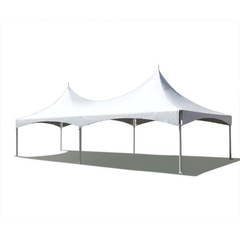 Party Tents Direct Canopies & Gazebos 20' x 30' White Twin Tube High Peak Frame Party Tent by Party Tents 754972316569 4117