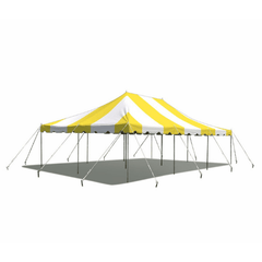 Party Tents Direct Canopies & Gazebos 20' x 30' Yellow Weekender Standard Canopy Pole Tent by Party Tents 754972357067 3995