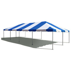 Party Tents Direct Canopies & Gazebos 20' x 40' Blue and White West Coast Frame Party Tent by Party Tents
