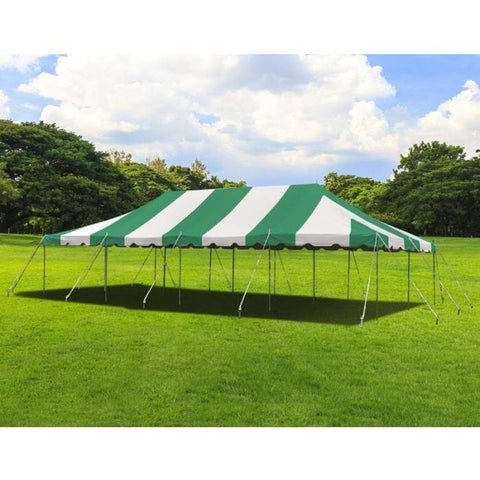 Party Tents Direct Canopies & Gazebos 20' x 40' Green Weekender Standard Canopy Pole Tent by Party Tents 680