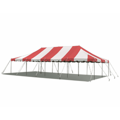 Party Tents Direct Canopies & Gazebos 20' x 40' Red Weekender Standard Canopy Pole Tent by Party Tents 754972357098 3998