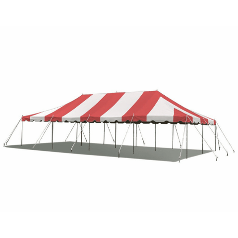 Party Tents Direct Canopies & Gazebos 20' x 40' Red Weekender Standard Canopy Pole Tent by Party Tents 754972357098 3998