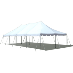 Party Tents Direct Canopies & Gazebos 20' x 40' White Premium Canopy Pole Party Tent by Party Tents 754972307451 3707 20' x 40' White Premium Canopy Pole Party Tent by Party Tents SKU 3707