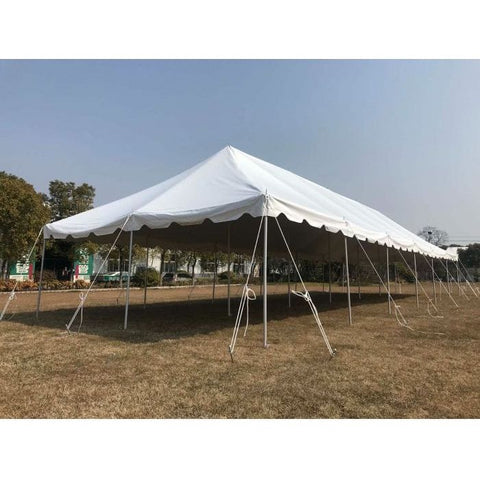 Party Tents Direct Canopies & Gazebos 20' x 60' White Premium Pole Tent by Party Tents 754972378901 5610