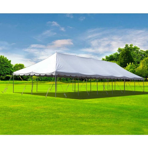 Party Tents Direct Canopies & Gazebos 20' x 60' White Premium Pole Tent by Party Tents 754972378901 5610