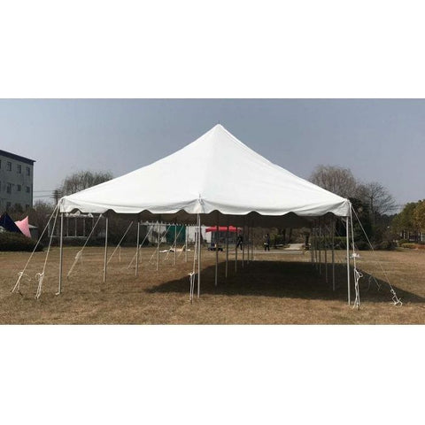 Party Tents Direct Canopies & Gazebos 20' x 60' White Premium Pole Tent by Party Tents 754972378901 5610