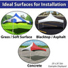 Image of Party Tents Direct Canopies & Gazebos 30' White Hexagon High Peak Frame Party Tent by Party Tents