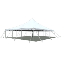 Party Tents Direct Canopies & Gazebos 30' x 30' Premium Pole Party Tent - White by Party Tents 754972307482 3733 30' x 30' Premium Pole Party Tent - White by Party Tents SKU# 3733