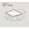 Image of Party Tents Direct Canopies & Gazebos 30' x 30' Single Tube West Coast Frame Party Tent, Sectional by Party Tents 754972363372 4926 30' x 30' Single Tube West Coast Frame Party Tent, Sectional SKU# 4926