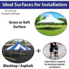 Image of Party Tents Direct Canopies & Gazebos 30' x 40' Premium Sectional Canopy Pole Party Tent - White by Party Tents 754972296182 545-tent 30' x 40' Premium Sectional Canopy Pole Party Tent - White SKU# 545