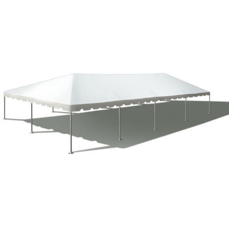 Party Tents Direct Canopies & Gazebos 30' x 60' Twin Tube West Coast Frame Party Tent - White by Party Tents 754972358248 4541