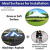 Image of Party Tents Direct Canopies & Gazebos 40' x 80' White Premium Sectional Canopy Pole Party Tent by Party Tents 754972307567 555 40' x 80' White Premium Sectional Canopy Pole Party Tent Party Tents