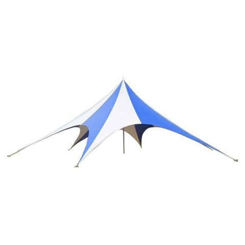 Party Tents Direct Canopies & Gazebos 43' Blue & White Single Pole Star Teepee Tent by Party Tents 754972337403 1074