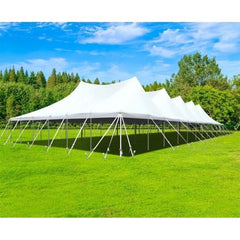 Party Tents Direct Canopies & Gazebos 60' x 120' White Premium Sectional Canopy Pole Party Tent by Party Tents 754972307574 561 60' x 120' White Premium Sectional Canopy Pole Party Tent Party Tents