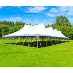 Party Tents Direct Canopies & Gazebos 60' x 90' White Premium Sectional Canopy Pole Party Tent by Party Tents 754972296212 560 60' x 90' White Premium Sectional Canopy Pole Party Tent Party Tents