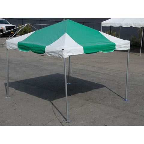 Party Tents Direct Canopy Tents & Pergolas 10' x 10' Green & White West Coast Frame Party Tent by Party Tents 754972326711 3680