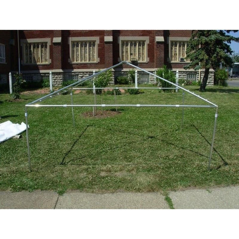 Party Tents Direct Canopy Tents & Pergolas 10' x 10' Green & White West Coast Frame Party Tent by Party Tents 754972326711 3680