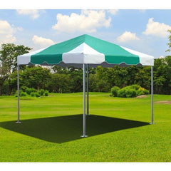 Party Tents Direct Canopy Tents & Pergolas 10' x 10' Green & White West Coast Frame Party Tent by Party Tents 754972326711 3680