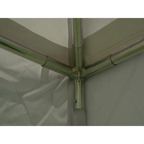 Party Tents Direct Canopy Tents & Pergolas 10' x 10' Green & White West Coast Frame Party Tent by Party Tents 754972326711 3680