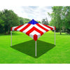 Image of Party Tents Direct Canopy Tents & Pergolas 10' x 10' Stars and Stripes High Peak Frame Party Tent  by Party Tents 754972327107 4113