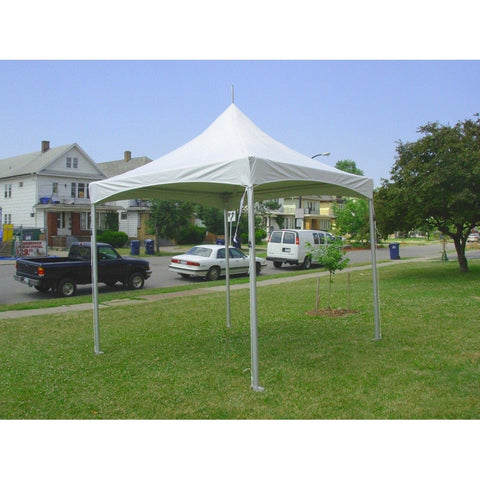 Party Tents Direct Canopy Tents & Pergolas 10' x 10' White High Peak Frame Party Tent by Party Tents 754972308267 4114 10' x 10' White High Peak Frame Party Tent by Party Tents SKU# 4114