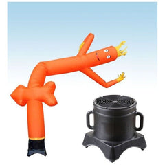 Party Tents Direct Dollies & Hand Trucks 12' Orange Arrow Fly Guy Inflatable Tube Man with Blower by Party Tents 754972365000 855-Party Tents