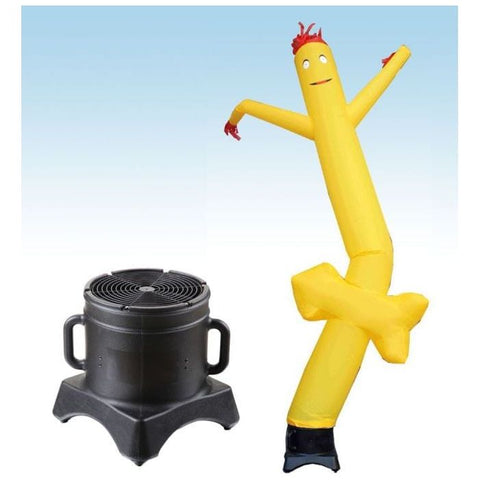 Party Tents Direct Dollies & Hand Trucks 12' Yellow Arrow Fly Guy Inflatable Tube Man with Blower by Party Tents 754972365062 860-Party Tents 12' Yellow Arrow Fly Guy Inflatable Tube Man with Blower Party Tents