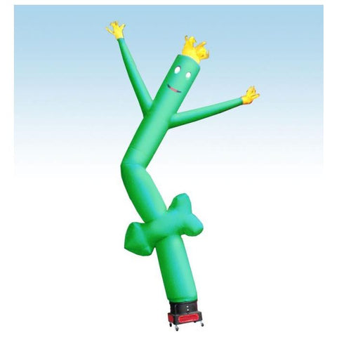 Party Tents Direct Dollies & Hand Trucks 18' Green Arrow Fly Guy Inflatable Tube Man with Blower by Party Tents 754972364966 853-Party Tents