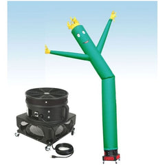 Party Tents Direct Dollies & Hand Trucks 18' Standard Green Fly Guy Inflatable Tube Man with Blower by Party Tents 754972349390 848