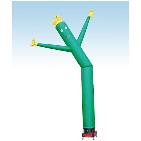 Party Tents Direct Dollies & Hand Trucks 18' Standard Green Fly Guy Inflatable Tube Man with Blower by Party Tents 754972349390 848