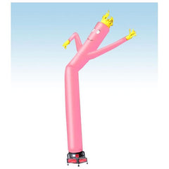 18' Standard Pink Fly Guy Inflatable Tube Man with Blower by Party Tents