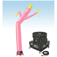 Party Tents Direct Dollies & Hand Trucks 18' Standard Pink Fly Guy Inflatable Tube Man with Blower by Party Tents 754972349383 850 18' Standard Pink Fly Guy Inflatable Tube Man with Blower Party Tents