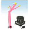 Image of Party Tents Direct Dollies & Hand Trucks 18' Standard Pink Fly Guy Inflatable Tube Man with Blower by Party Tents 754972349383 850 18' Standard Pink Fly Guy Inflatable Tube Man with Blower Party Tents
