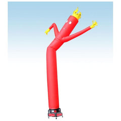 18' Standard Red Fly Guy Inflatable Tube Man with Blower by Party Tents